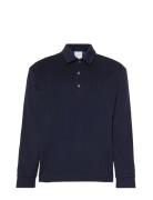 Ls Stretch Wool Blend Interlock Calvin Klein Navy