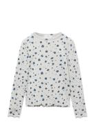 Floral-Print T-Shirt Mango Grey