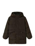 Nkfmedow03 Puffer Jacket Long Fo Name It Brown