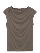 Rwbiarritz Ss Waterfall T-Shirt Rosemunde Brown