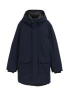 Tech Hooded Parka Tom Tailor Navy