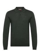 Merino Polo Knit Morris Green