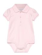 40/1 Interlock-Sskyst-Op-Bdy Ralph Lauren Baby Pink