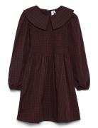 Yaschemma Ls Smock Dress - D2D YAS Brown
