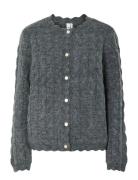 Yasbubera Ls Knit Cardigan S. Noos YAS Grey
