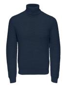 Onskay Reg Roll Neck Knit ONLY & SONS Navy