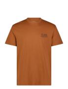 Ss Relaxed Logo Tee Lee Jeans Brown