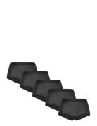 Everyday Cotton Boxer Shorts 5P Björn Borg Black