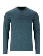 Abdon M Melange L/S Tee Endurance Blue