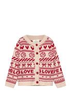 Tnstregina Jacquard Cardigan The New Cream