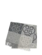Monogram Wool Scarf GANT Grey