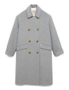 Mmvenice Wool Coat MOS MOSH Grey