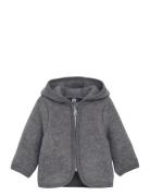Jacket Ears Wool Fleece Huttelihut Grey