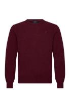 Lambswool Crew Hackett London Burgundy