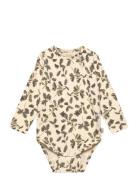 Body L/S Printed Petit Piao Cream
