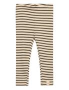 Legging Modal Striped Petit Piao Beige