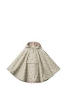 Raincape Drops Wheat Green