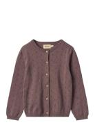 Knit Cardigan Maia Wheat Purple