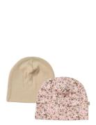 2 Hat Soft Aidan Wheat Pink