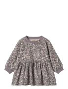 Jersey Dress L/S Dorthea Wheat Patterned