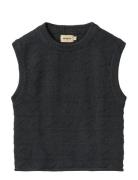 Knit Vest Bobby Wheat Navy