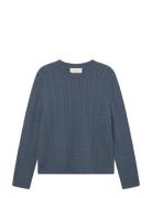 Wwsteve Crew Neck 25223 WOOD WOOD Blue