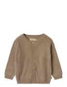 Knit Cardigan Bjørn Wheat Brown