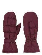 Padded Nylona Mitten Becksöndergaard Burgundy
