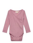 Ppdi Body L/S Fold Over Noos Petit Piao Pink