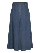Pd-Harper Chambrey Pleat Skirt Pieszak Navy