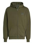 D4T Full-Zip Ho Adidas Performance Khaki