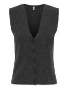 Onlbillie Sl Vest Cc Knt ONLY Grey