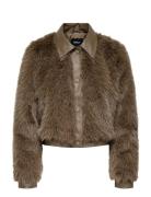 Onlyumi Life Faux Fur Jacket Otw ONLY Brown