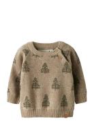 Nbngalto Bob Ls Knit Lil Lil'Atelier Cream