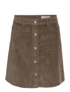 Nmronnie Nw A Shape Skirt Corduroy Noos NOISY MAY Brown