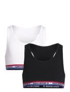 2T-2Pk Bralettes Converse Black