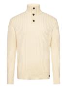 Vintage Ribbed Henley Superdry Cream