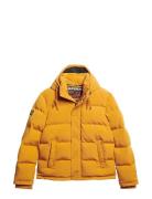 Everest Short Hooded Puffer Superdry Yellow