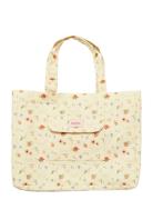 Big Canvas Totebag Roses And Shells Maanesten Cream