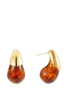 Drop Resin Earring By Jolima Gold