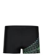 Mens Medley Logo Aquashort Speedo Black