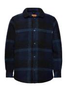Wool Blend Shacket Timberland Navy