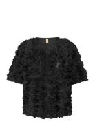 Cucebrine Ss Blouse Culture Black
