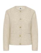 Kbzelda Round Neck Cardigan Karen By Simonsen Cream