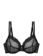 Origins-Shimmer Dot Mesh Non Padded Wired Bra Dorina Grey