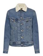 Sherpa Rider Jkt Lee Jeans Blue