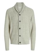 Jjpaul Knit Shawl Cardigan Jack & J S Cream