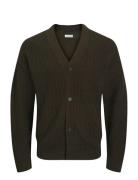 Jjconnor Knit V-Neck Cardigan Jack & J S Brown