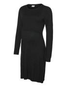 Mlmonica June L/S Abk Dress 2F Mamalicious Black