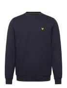 Crew Neck Fly Fleece Lyle & Scott Sport Navy